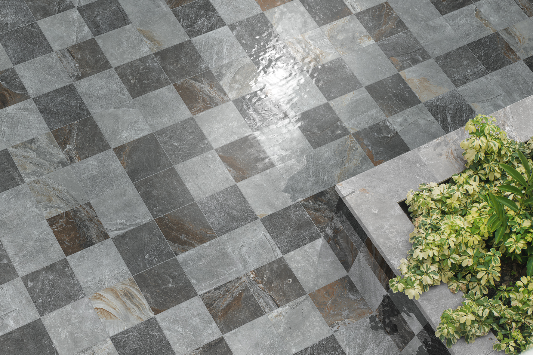 PELDAÑO EXTRUSIONADO ARDESIA ACERO · ANTISLIP | Keros