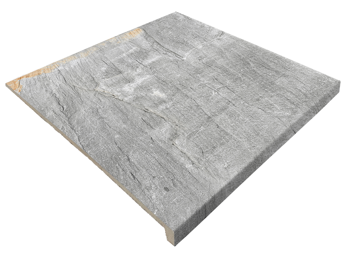 PELDAÑO EXTRUSIONADO ARDESIA ACERO · ANTISLIP | Keros